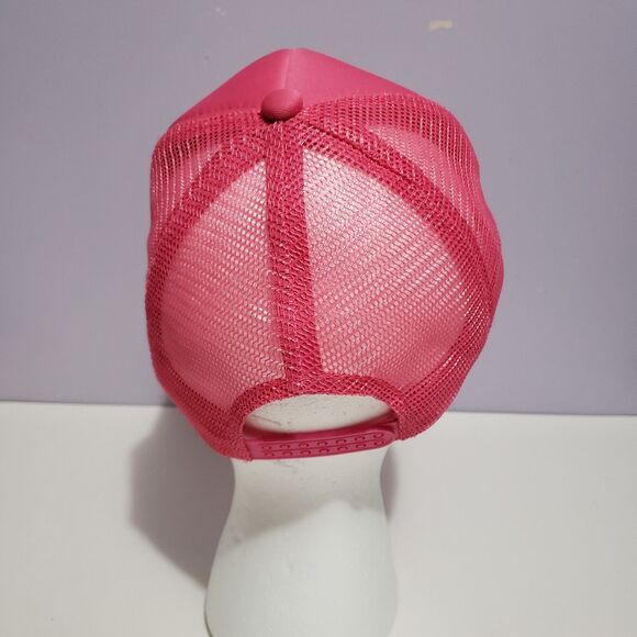 Cap Hat Pink Smiley Face Tricker Adjustable  Unisex - Picture 4 of 8